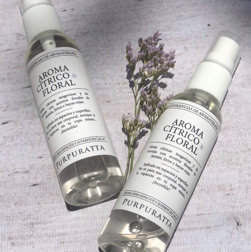 Fragancia cítrica y floral para ropa interior Purpuratta
