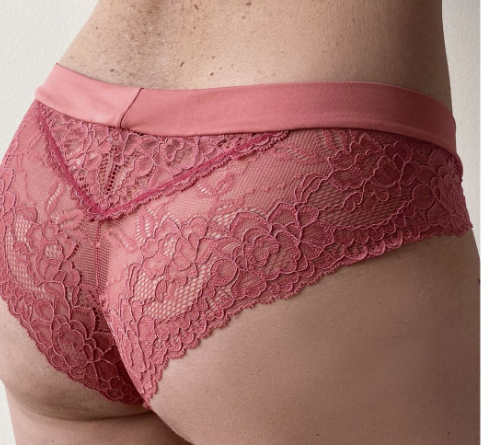 Calzón Rosa, elegante calzón con finas telas- Spirale