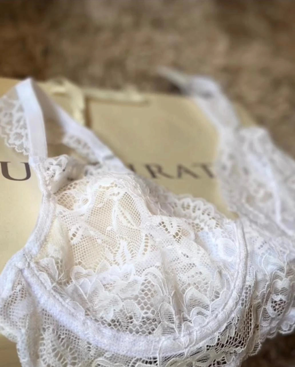 Sostén Blanco encaje romántico - Soho