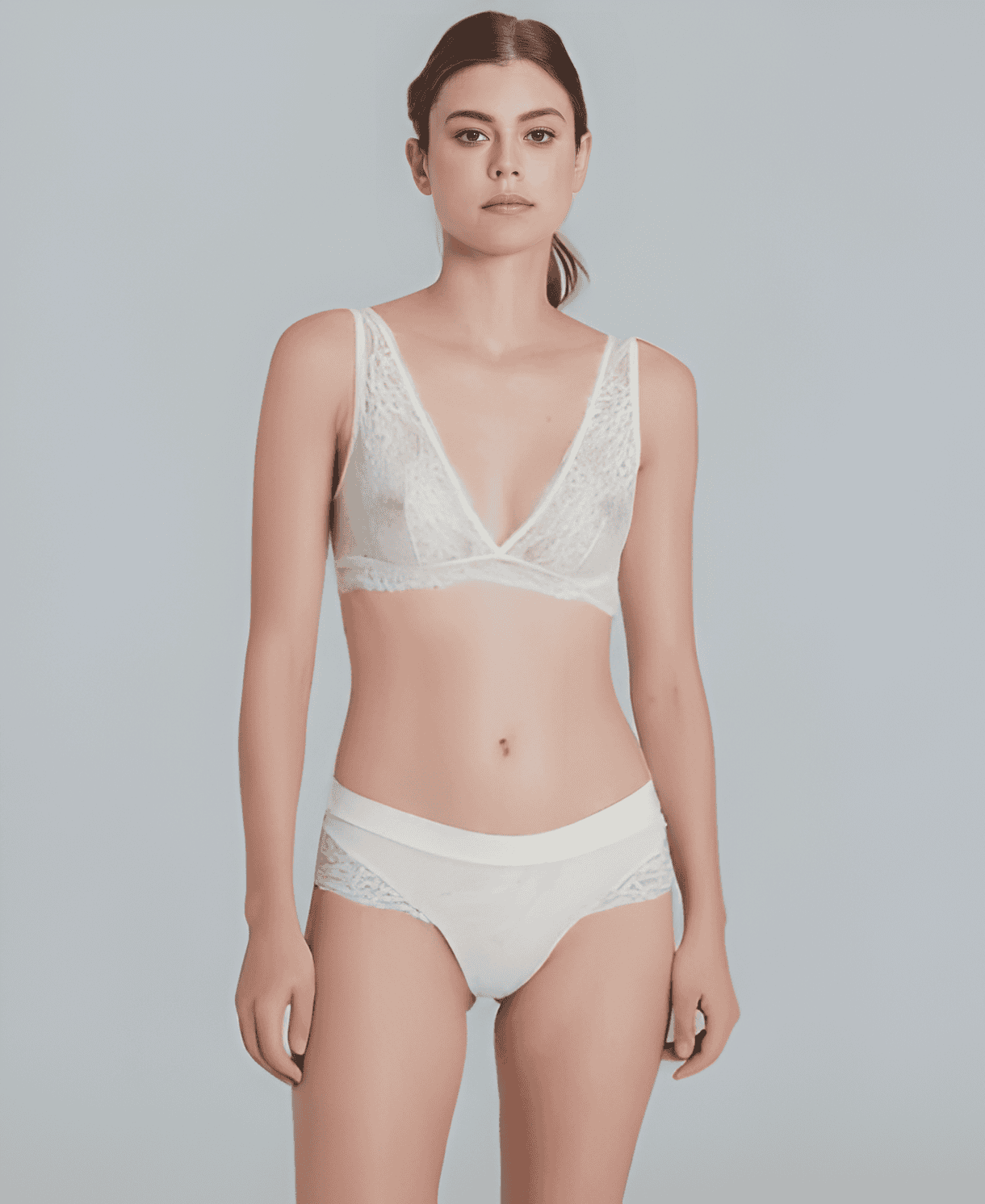Sostén Triangulo encaje- Charlotte L Marfil
