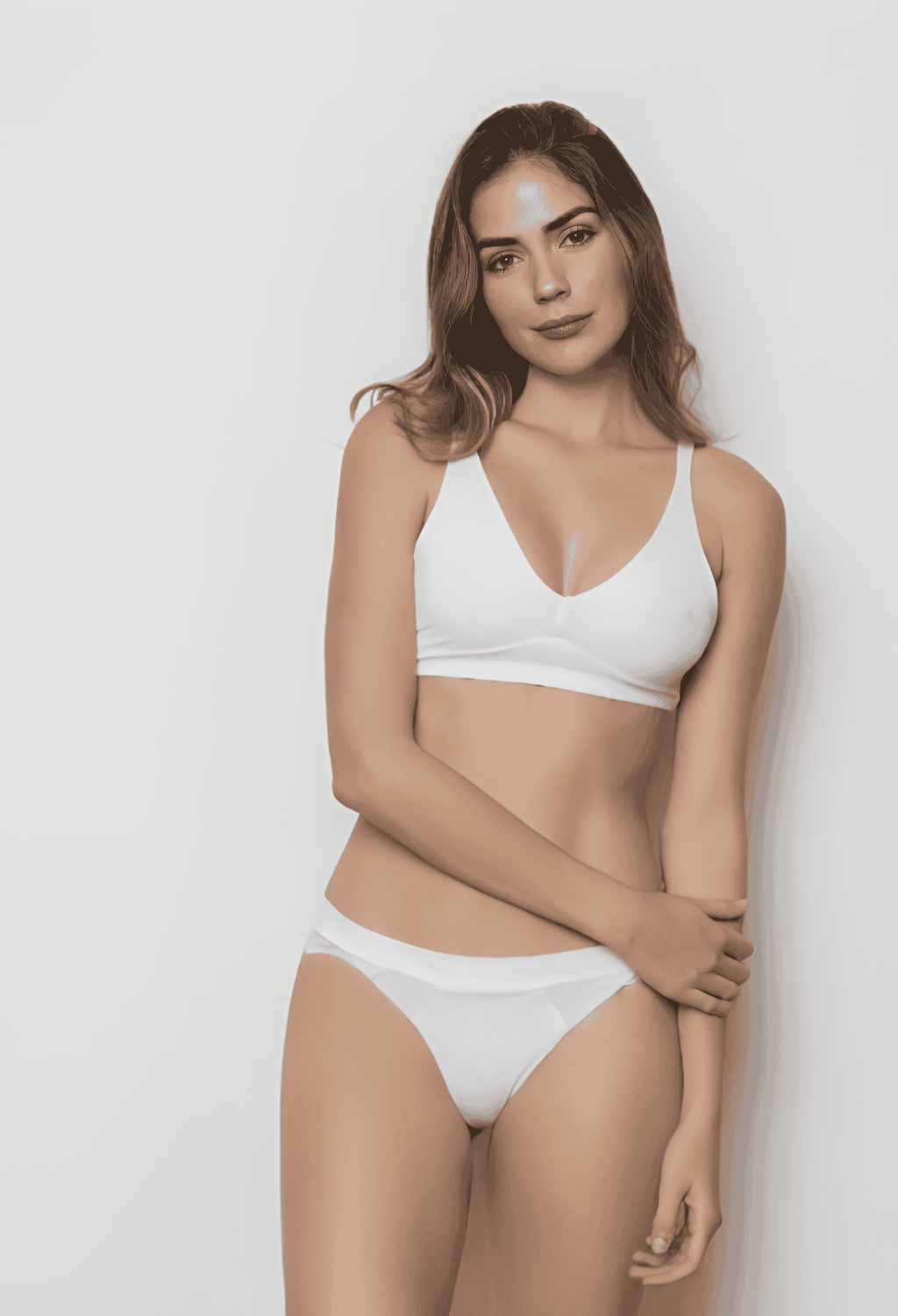 Sostén sin aro Dalí blanco – Microfibra suave y soporte cómodo